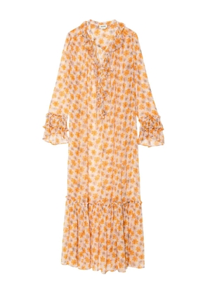 Zadig&Voltaire Ralicel floral maxi dress - Neutrals