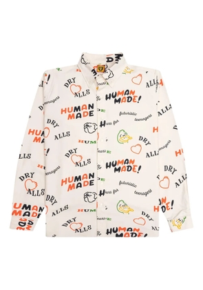 Human Made duck-print logo shirt - White