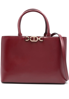 TWINSET medium chain-link tote bag - Red