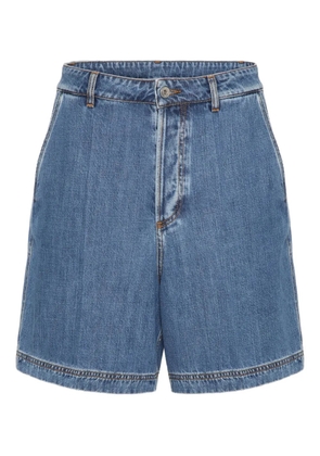 Valentino Garavani V-detail bermuda shorts - Blue