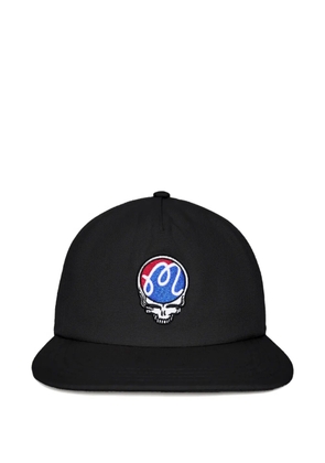 Malbon Golf x Grateful Dead Stealie cap - Black