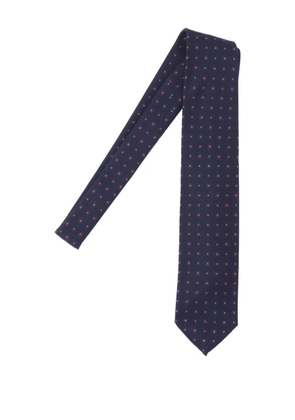 Cesare Attolini patterned tie - Blue