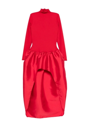 Atu Body Couture long-sleeve asymmetric dress - Red
