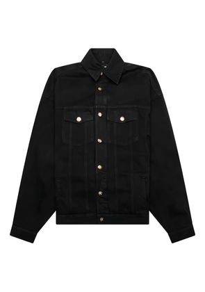 Willy Chavarria buttoned denim jacket - Black