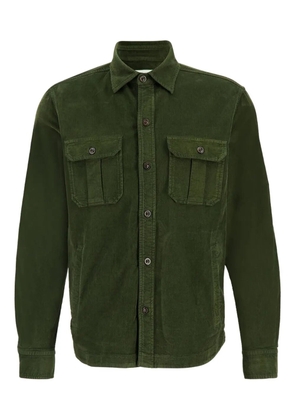 Boglioli buttoned corduroy overshirt - Green