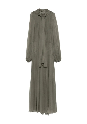 Atu Body Couture tied plissé maxi dress - Green