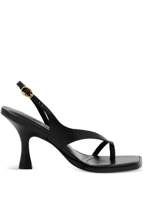 Cult Gaia Paxton square-toe heeled sandals - Black