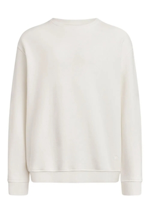 12 STOREEZ textured crew-neck sweatshirt - White
