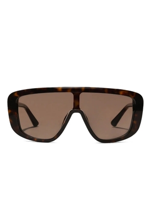 Dolce & Gabbana Eyewear Marlene geometric-frame sunglasses - Brown