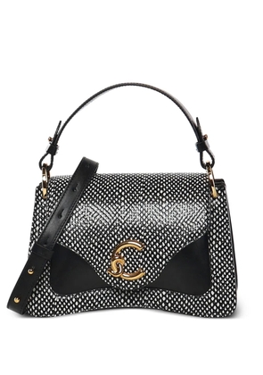 Coccinelle printed-leather tote bag - White