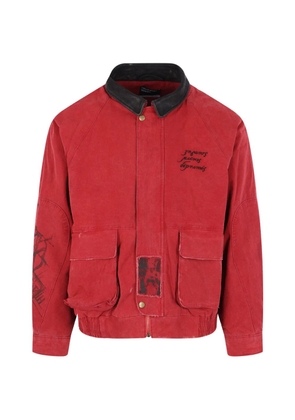 Enfants Riches Déprimés graphic-print jacket - Red