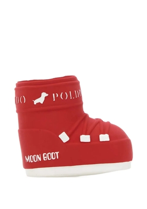 POLDO DOG COUTURE x Moon Boot logo-print squeak toy - Red