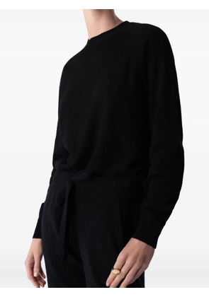MINNIE ROSE crew-neck sweater - Black