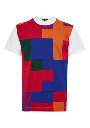 Comme des Garçons Homme Plus patchwork T-shirt - Red