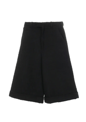 Gucci Pre-Owned 2010s tweed black trousers