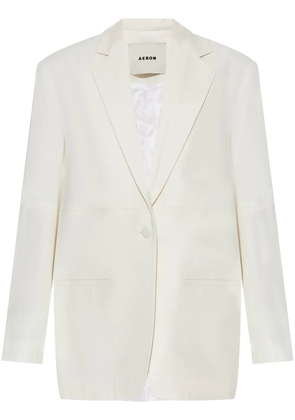 AERON Mercedes suiting blazer - White