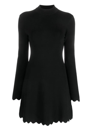 TWINSET cut-out high-neck minidress - Black