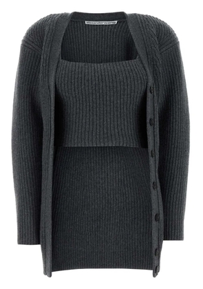 Alexander Wang layered cardigan - Grey