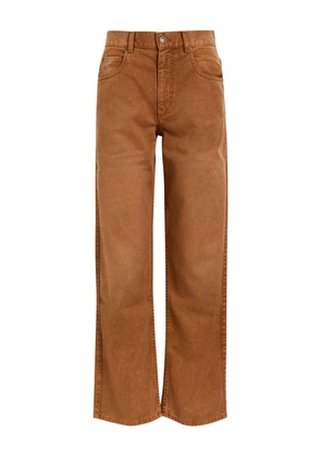 ISABEL MARANT Jenny belt loops jeans - Brown