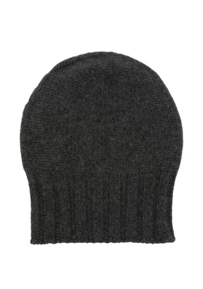 BeYou ribbed-cuff beanie hat - Grey