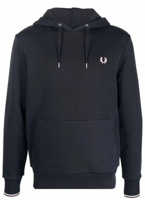 Fred Perry embroidered logo hoodie - Blue