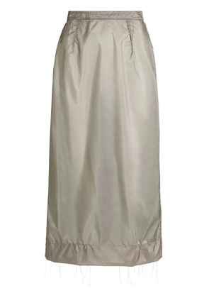 Maison Margiela Inside Out four-stitch skirt - Grey