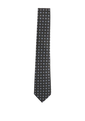Scotch & Soda floral-pattern tie - Grey