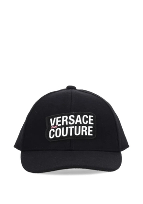 Versace Jeans Couture logo-patch baseball cap - Black