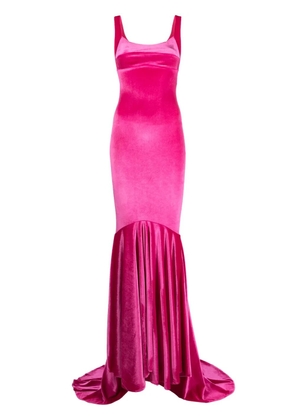 Atu Body Couture pleated-skirt pleated maxi dress - Pink