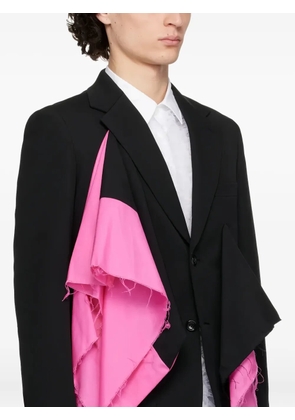 Comme des Garçons Homme Plus ruffled jacket - Black