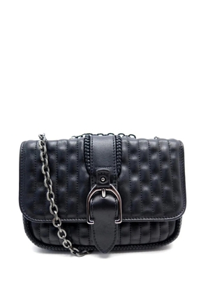 Longchamp quilted chain-strap cross-body bag - Black