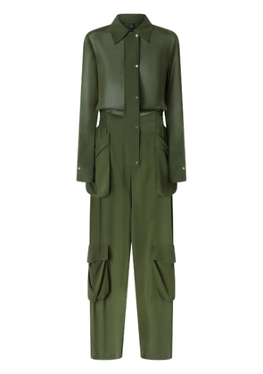 PINKO cargo jumpsuit - Green
