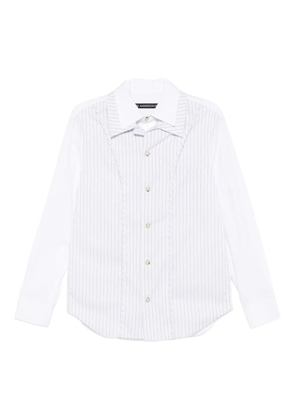 Andersson Bell pinstripe shirt - White