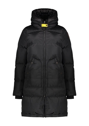 Parajumpers hooded logo-patch down jacket - Black