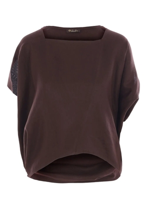 Loro Piana Gaia linen blouse - Brown