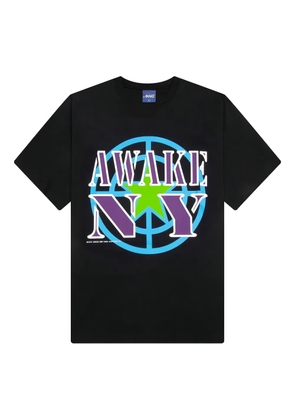 Awake NY graphic-print t-shirt - Black