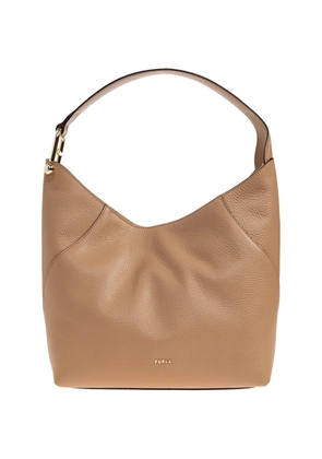 Furla medium Lara leather tote bag - Neutrals