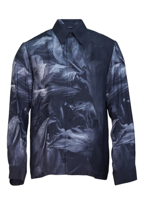 Taakk floral-print shirt - Blue