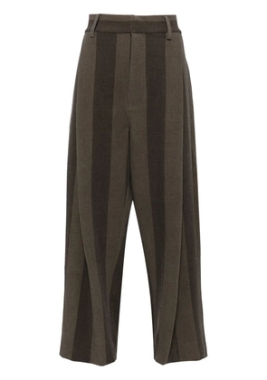 Uma Wang virgin wool blend trousers - Brown