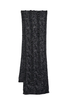 Onefifteen x Suii cable knit scarf - Blue