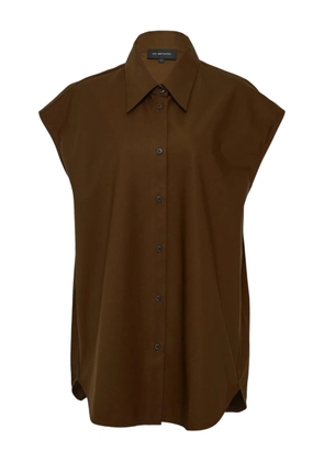 Lee Mathews Spencer sleeveless shirt - Brown