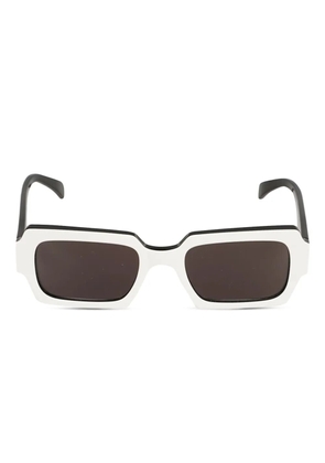Kador geometric-frame sunglasses - White
