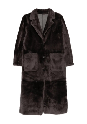 Arma reversible single-breasted coat - Brown