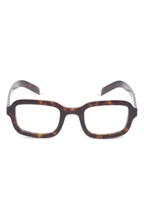 Prada Pre-Owned 2010s rectangle-frame glasses - Brown
