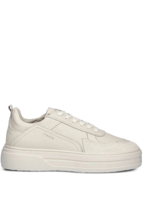 Copenhagen leather panelled platform sneakers - Neutrals