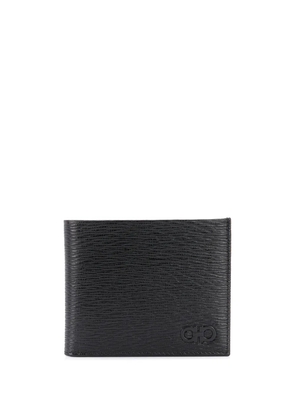 Ferragamo Gancini pebbled wallet - Black