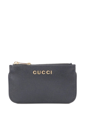Gucci Pre-Owned 2020s Script coin purse - Black