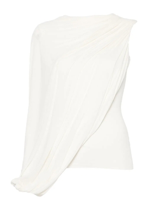 MANURÍ Lillies blouse - White