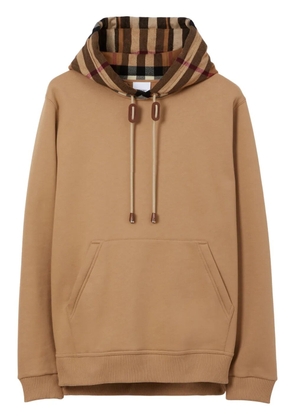 Burberry vintage-print hoodie - Brown