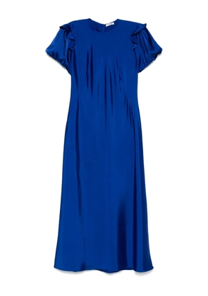 Parlor ruffle-detail maxi dress - Blue